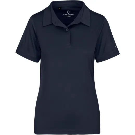 Ladies Alex Varga Callidora Golf Shirt Navy